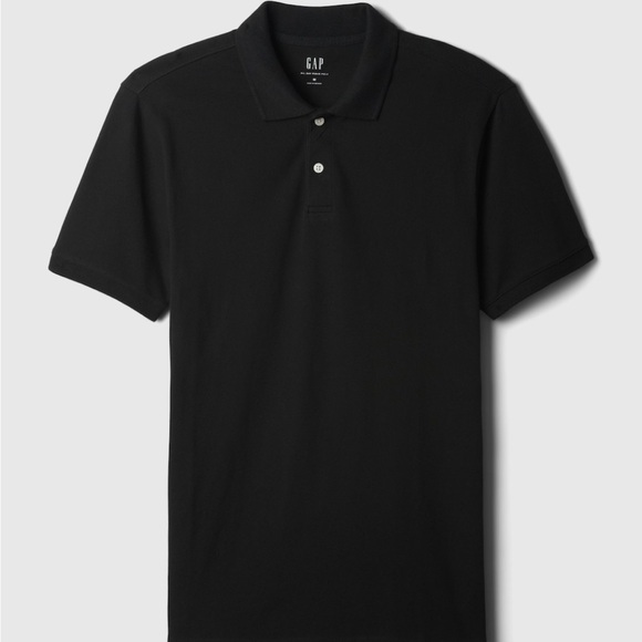 GAP Other - NWT Black GAP Stretch Polo Men’s short-sleeve Shirt Size XL